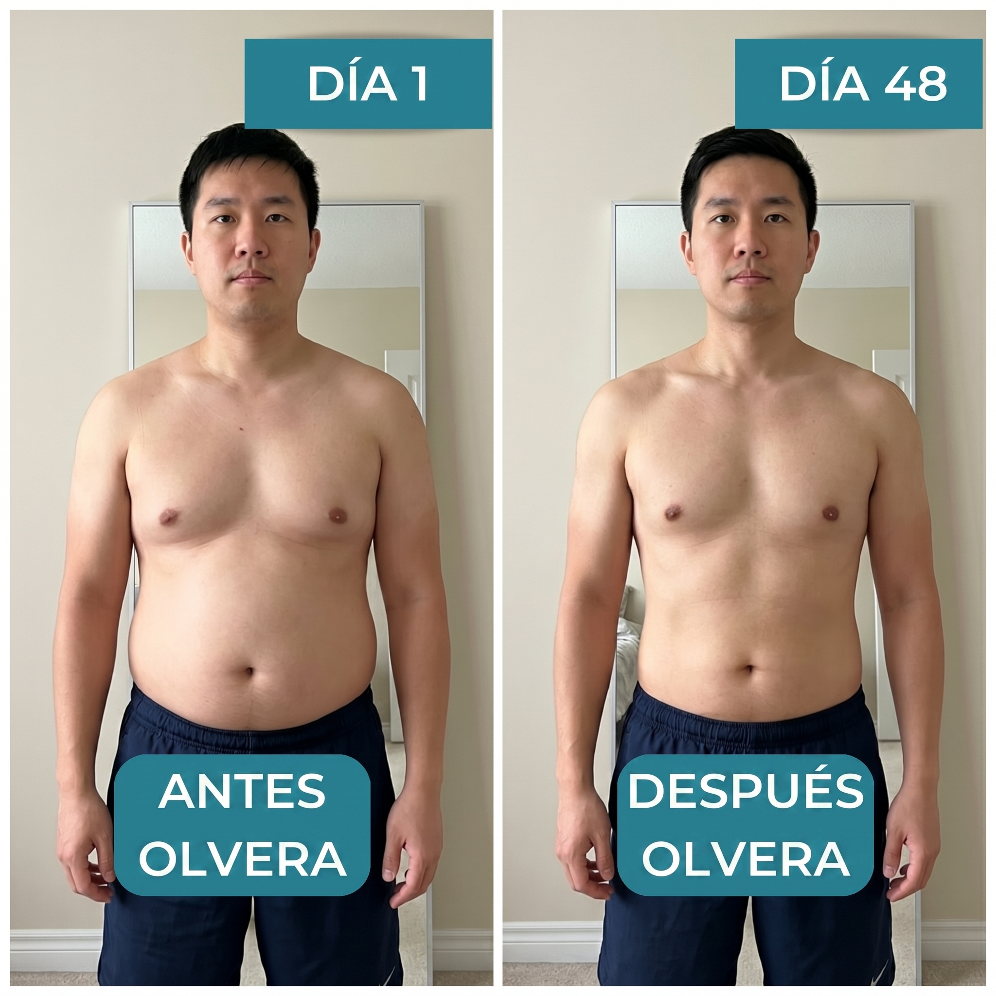 OLVERA™ 4.0 Por fin, un día en el que ya no piensas en tu barriga.