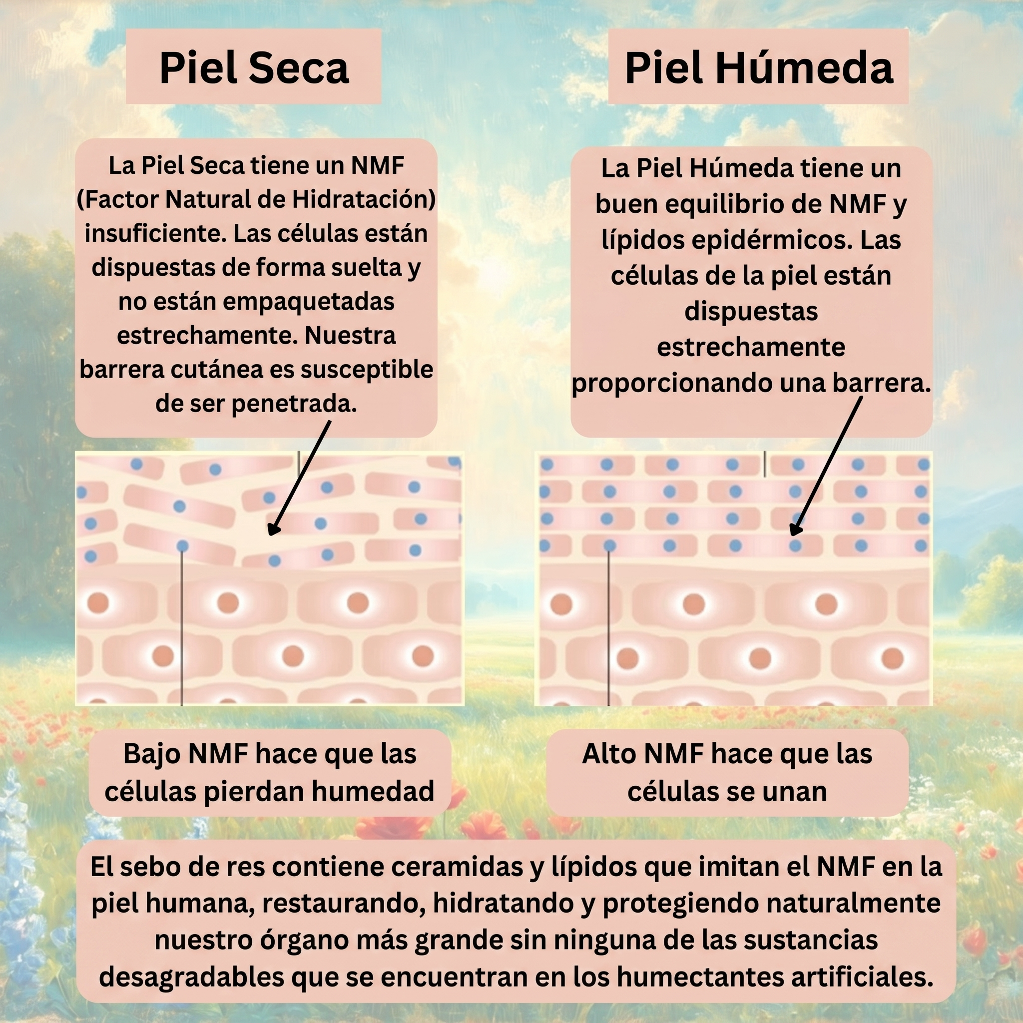 Bálsamo Facial de Sebo y Miel Cruda