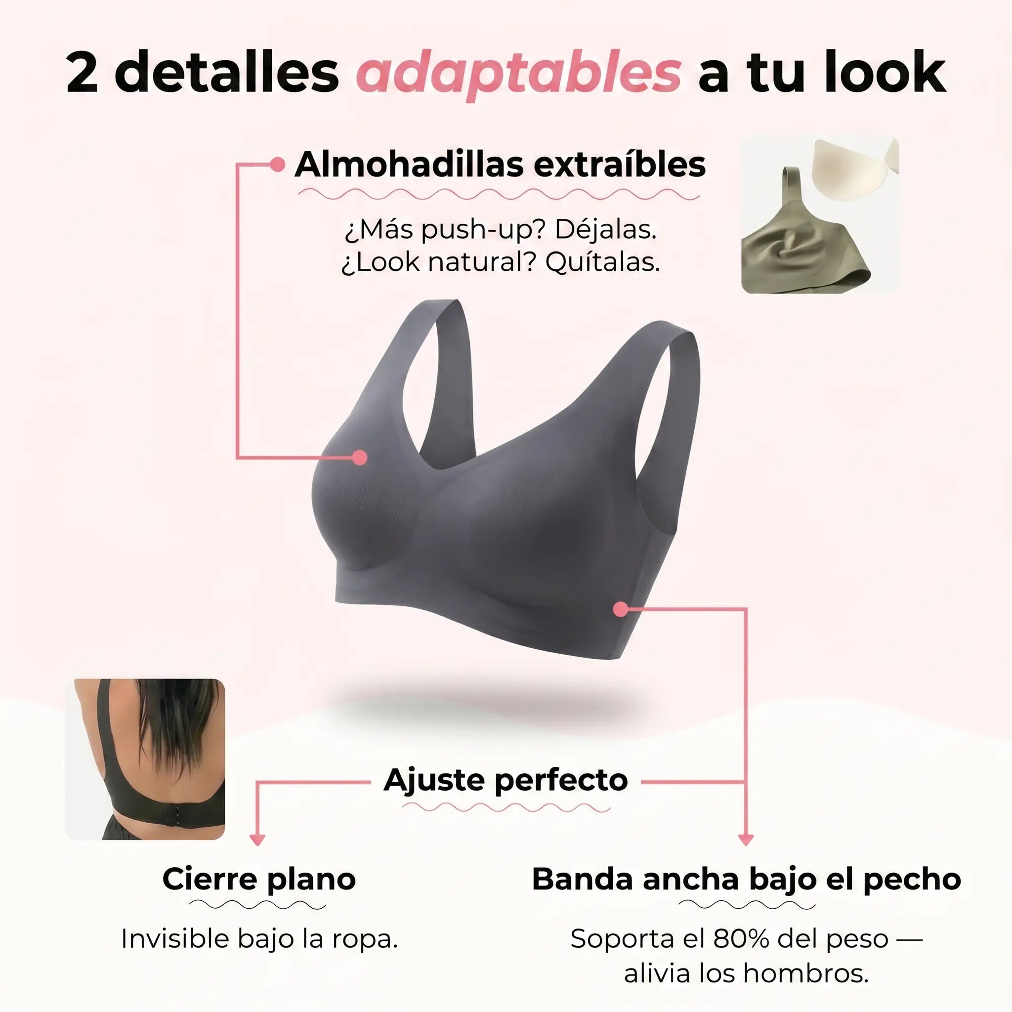 olvera – Sujetador Premium sin costuras