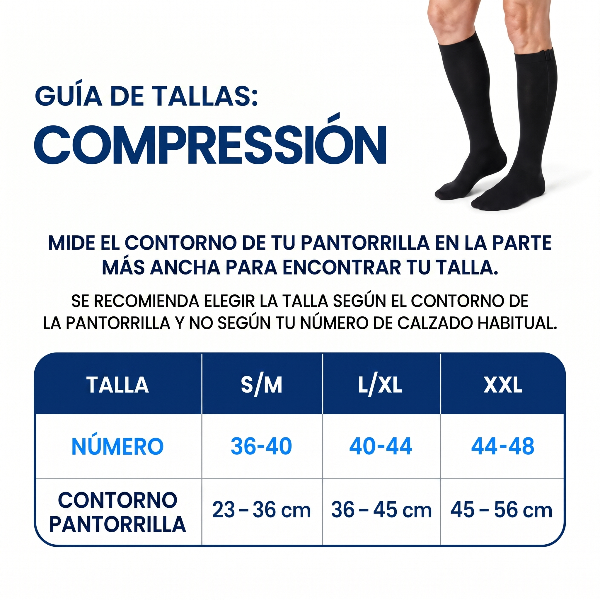 Medias de Compresión con Cremallera