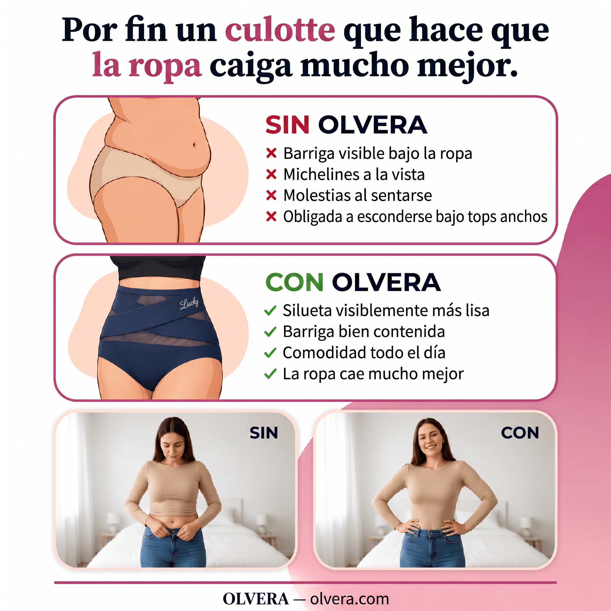 Culotte Moldeador de Talle Alto — Control del Abdomen Sin Costuras