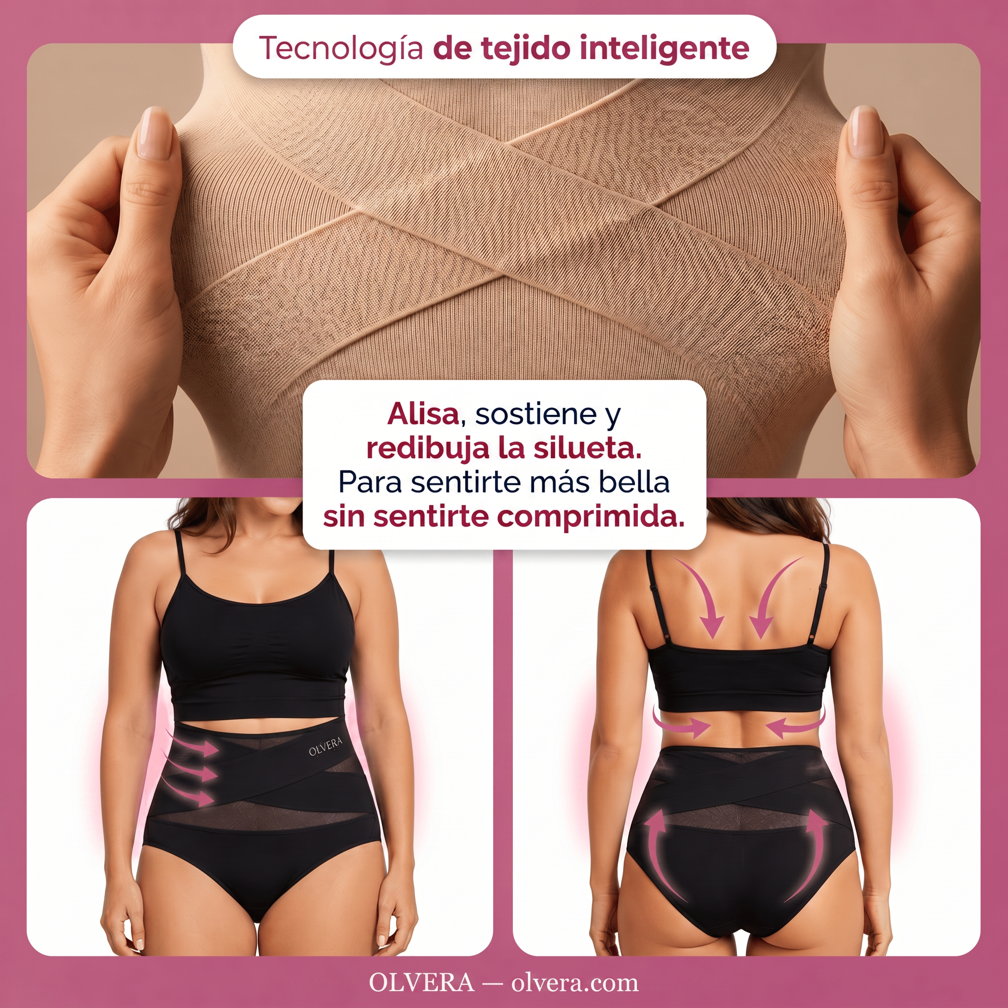 Culotte Moldeador de Talle Alto — Control del Abdomen Sin Costuras