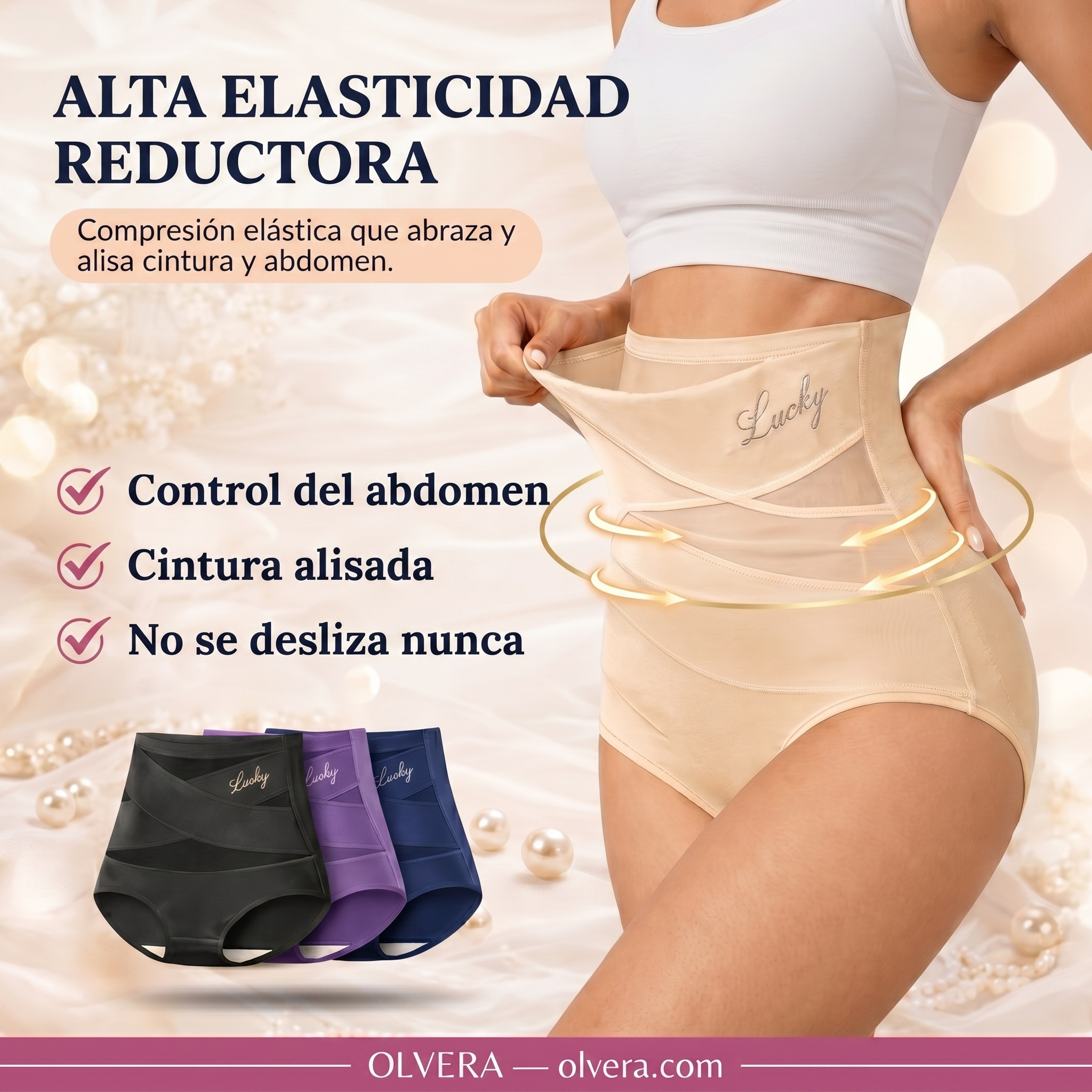 Culotte Moldeador de Talle Alto — Control del Abdomen Sin Costuras