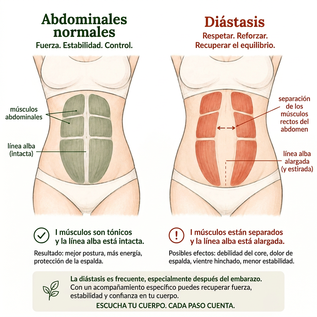 Bauchanatomie — Diastase