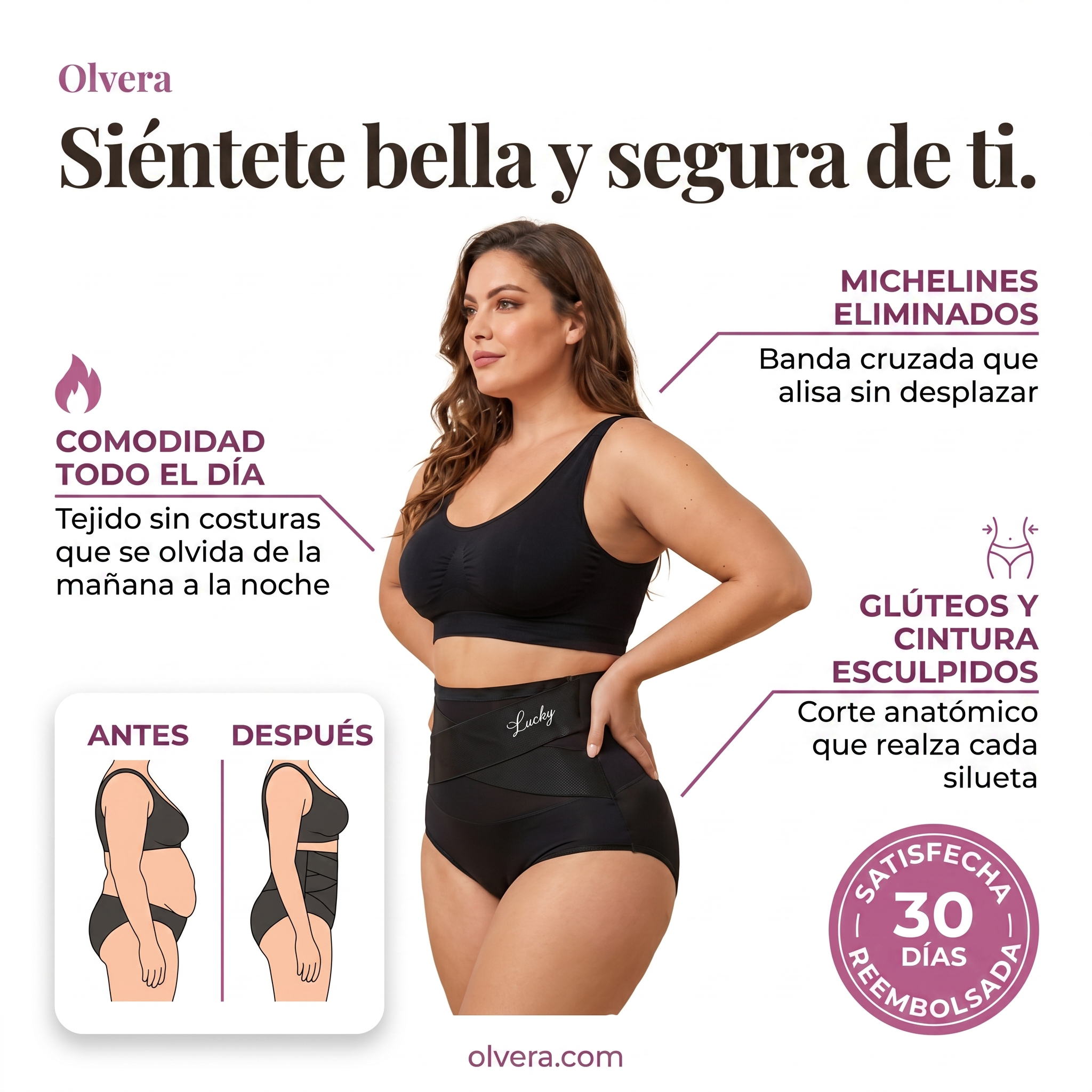Culotte Moldeador de Talle Alto — Control del Abdomen Sin Costuras